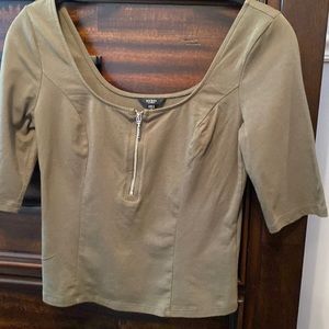 Guess olive green top